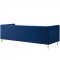 Delight Sofa in Navy Velvet Fabric by Modway