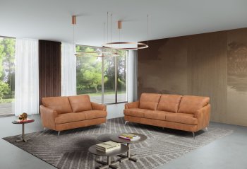 Safi Sofa LV00216 in Cappuccino Leather by Mi Piace w/Options [MPS-LV00216 Safi MI Piace]