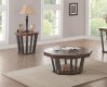 Selma 3Pc Coffee & 2 End Tables Set 84085 by Acme in Tobacco