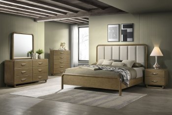 Amsbury Bedroom Set 5Pc 224271 in Nutmeg by Coaster [CRBS-224271 Amsbury]