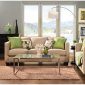 Lasso SM3051 Sofa in Beige Fabric w/Options