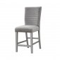 D1903BS Barstool Set of 4 in Light Grey Velvet by Global