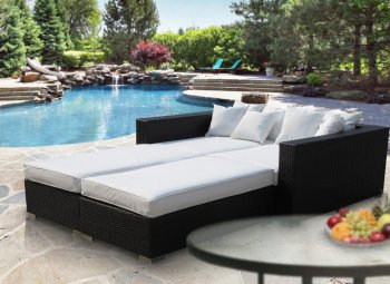 Palisades Outdoor Patio Daybed Set Choice of Color by Modway [MWOUT-Palisades]