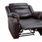 Yerba Recliner Sofa 9990DB in Dark Brown by Homelegance