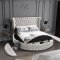 Luxus Velvet Bed in Cream by Meridian w/Options