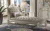 Versailles Chaise in Vintage Grey PU 96542 by Acme