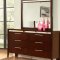 B320 Bedroom in Brown Cherry w/Optional Casegoods