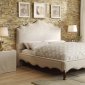 Kaine 1889N Upholstered Bed in Beige Fabric by Homelegance