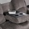 U3118C Motion Sectional Sofa - Mocha Fabric by Global