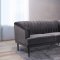 Rory Sofa 689 in Grey Velvet Fabric by Meridian w/Options