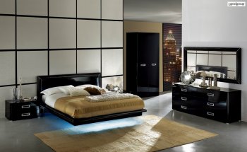 La Star Black Bedroom By Camelgroup, Italy [EFBS-La Star-Black-Comp5]