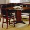 Lancaster Counter Height Dinette Set 6Pc with Options by Coaster