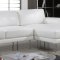 Eilidh Sectional Sofa CM6422WH in White Breathable Leatherette