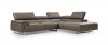 I794 Sectional Sofa in Light Grey Premium Leather by J&M