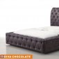 Diva Chocolate Tufted Bed by American Eagle