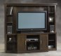 Cinnamon Cherry Finish Modern Entertainment Center