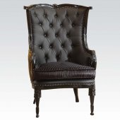 59120 Pawnee Accent Chair in Black Leatherette by Acme