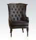 59120 Pawnee Accent Chair in Black Leatherette by Acme