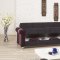 Metro Life Sofa Bed in Black Fabric by Casamode