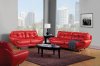 SM6082 Volos Sofa in Red Leatherette w/Options