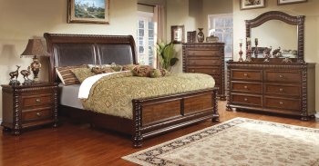 CM7986 Mandeville Bedroom in Brown Cherry w/Options [FABS-CM7986 Mandeville]