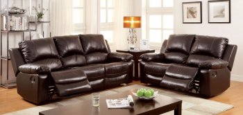 Davenport Reclining Sofa CM6327 in Brown Leather Match w/Options [FAS-CM6327-Davenport]