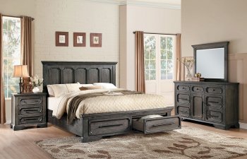 Toulon Bedroom 5438 in Acacia Wood by Homelegance w/Options [HEBS-5438-Toulon]