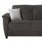 Aspen Rainbow Dark Grey Sofa Bed in Fabric by Sunset w/Options