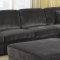 500753 Luka Sectional Sofa in Charcoal Fabric by Coaster