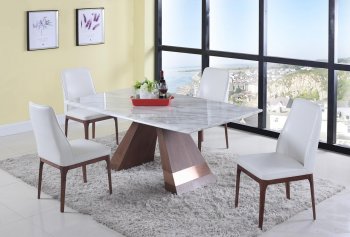 Scarlett Dining Table 5Pc Set by Chintaly w/Sallie Chairs [CYDS-Scarlett-Sallie]