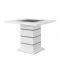 Elizaveta Counter Ht Table DN00817 in White by Acme w/Options