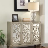 Bailea Console 90115 in Silver Gray by Acme