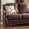 Nickolas Sofa 52065 in Chocolate Fabric by Acme w/Options