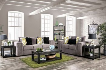 Bradford Sofa SM6154 in Warm Gray Chenille Fabric w/Options [FAS-SM6154-Bradford]