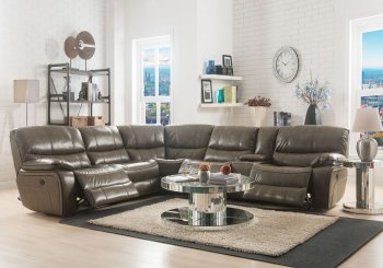 Brax Recliner Sectional Sofa 53510 in Taupe by Acme w/Options [AMSS-53510-Brax]