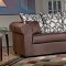 295 Sectional Sofa in Brown Microfiber