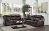 Yerba Recliner Sofa 9990DB in Dark Brown by Homelegance