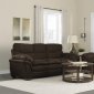 1035 Sofa in Chocolate Microfiber w/Options