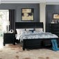 Laurelin Bedroom 1714BK Set 5Pc in Black by Homelegance