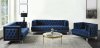 Ansario Sofa 56455 in Blue Velvet by Acme w/Options