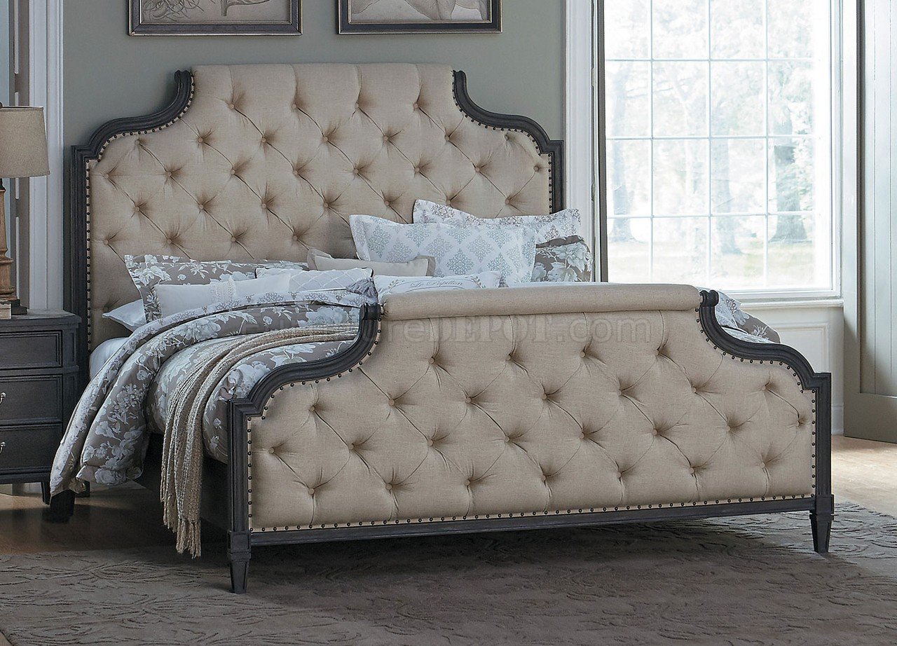 Homelegance Maryville Queen Sleigh Bed – The Furniture Space.