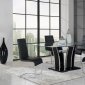 D1087DT Dining Set 5Pc in Black by Global Furniture