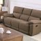 Foxton Motion Sofa 650251 in Tan Linen-Like Fabric by Coaster