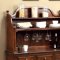 CM3558HB Descanso Dining Buffet with Hutch in Brown Cherry