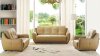 2088 Sofa in Beige Half Leather by ESF w/Options