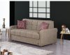 Madrid Sofa Bed in Light Brown Fabric by Empire