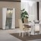 Lisa Dining Table in White High Gloss by ESF w/Options