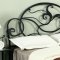 Matt Black Metal Modern Bedroom w/Optional Night Stands