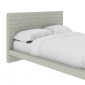 Zack Bed in Gray Leatherette by Casabianca