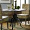 Rhea Dining Table 107540 w/Iron Base - Scott Living by Coaster